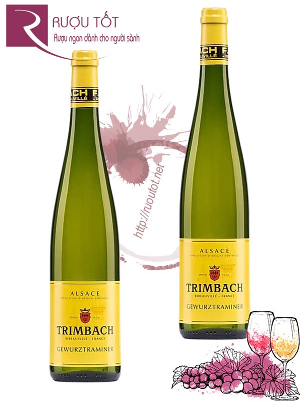 Vang Pháp Trimbach Gewurztraminer Alsace Thượng Hạng