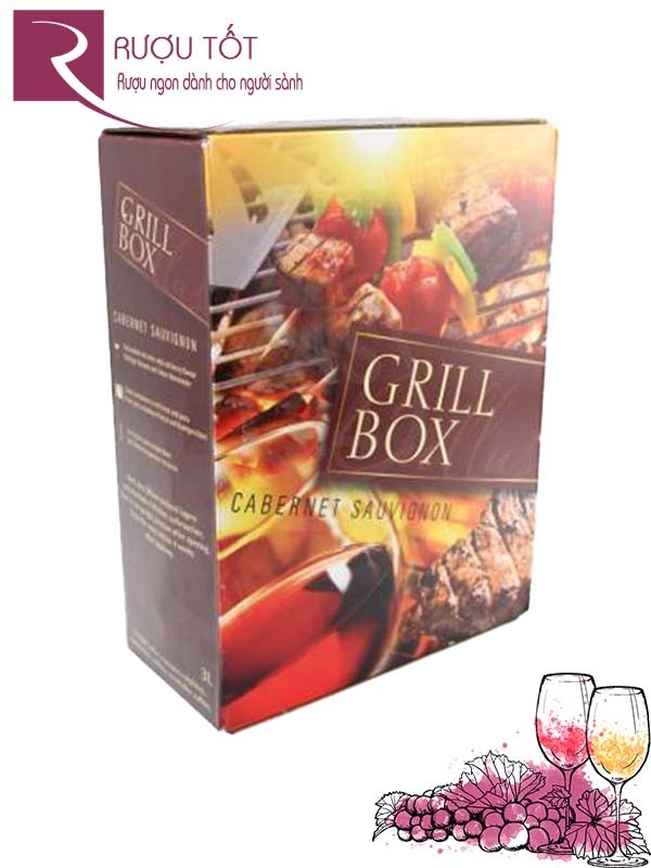 Vang Bịch Grill Box Cabernet Sauvignon 3L