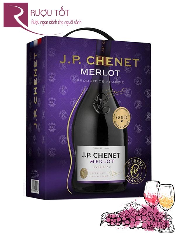 Vang Bịch JP Chenet Merlot 3L