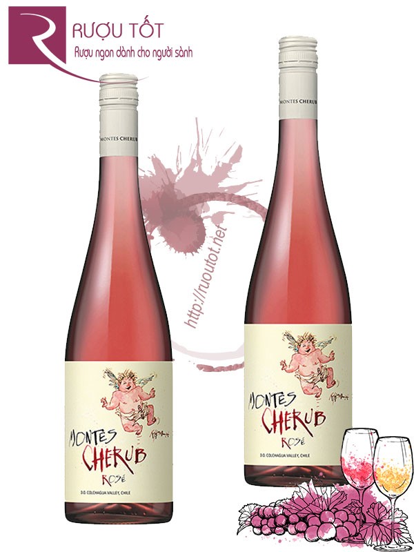 Vang Chile Montes Cherub Rose of Syrah