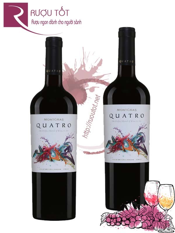 Vang Chile MontGras Quatro Red Blend