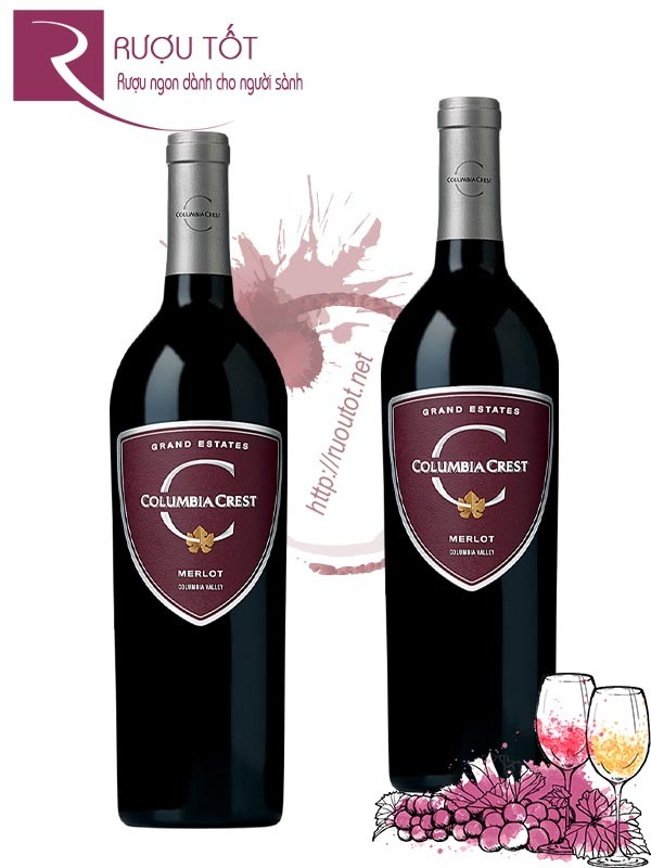 Rượu Vang Columbia Crest Merlot