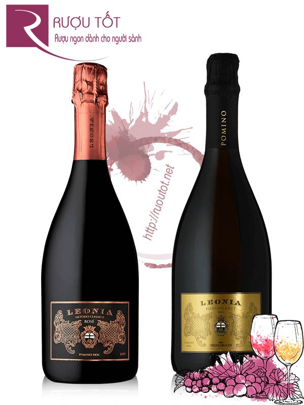 Vang Nổ Leonia Pomino Brut - Rose Frescobaldi