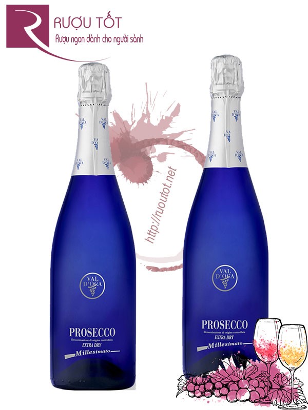 Rượu Vang Nổ Prosecco Val d Oca Extra Dry