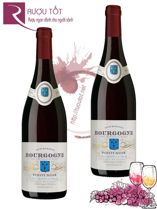 Rượu Vang Cave de Lugny Bourgogne Pinot Noir