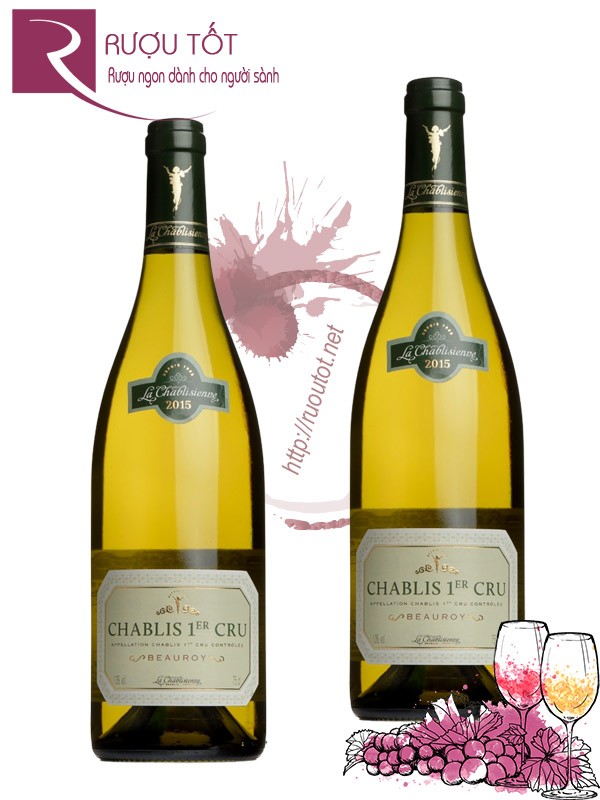 Vang Pháp Chablis Premier 1er Cru Beauroy