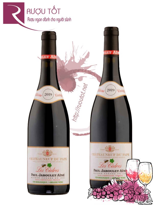 Vang Pháp Paul Jaboulet Aine Les Cedres Chateauneuf du Pape