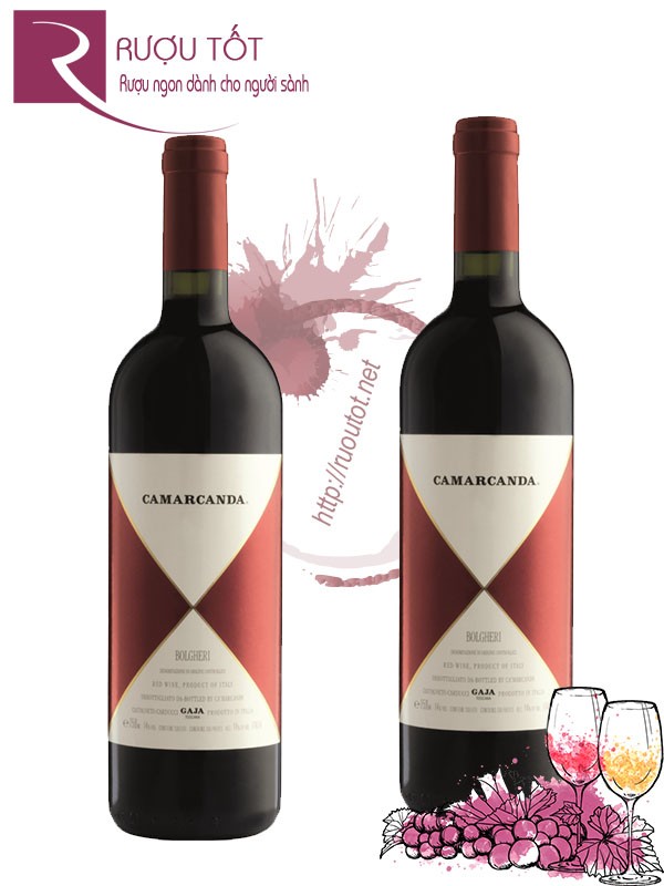 Vang Ý Camarcanda Gaja Bolgheri