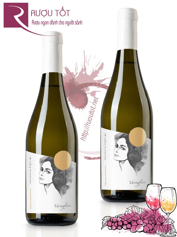 Rượu Vang Varvaglione Primadonna Chardonnay