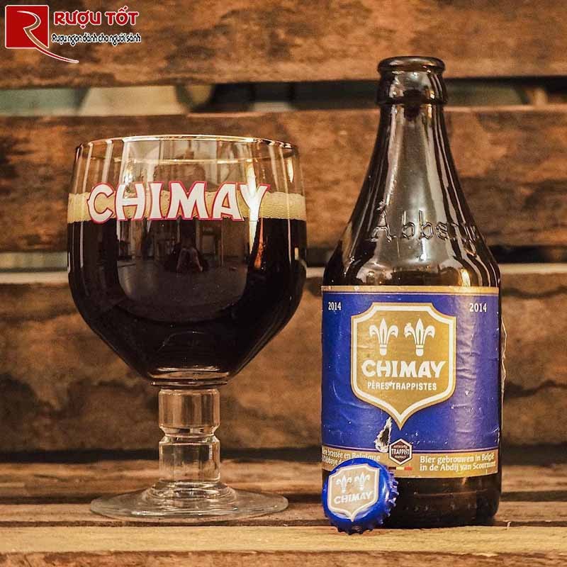 bia chimay xanh