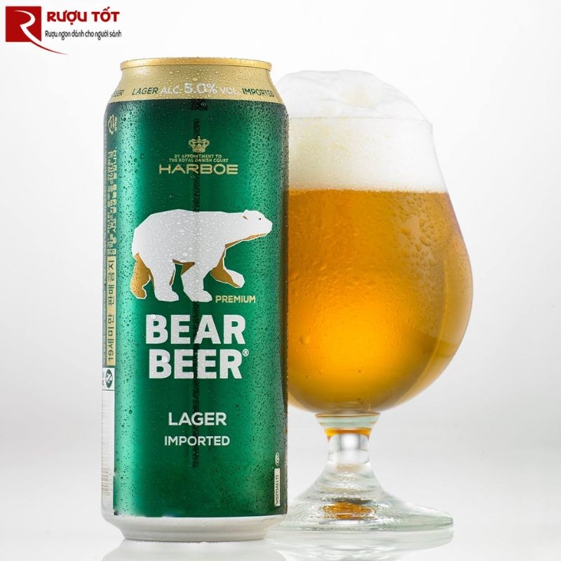 Bia Gấu Lager 5 độ