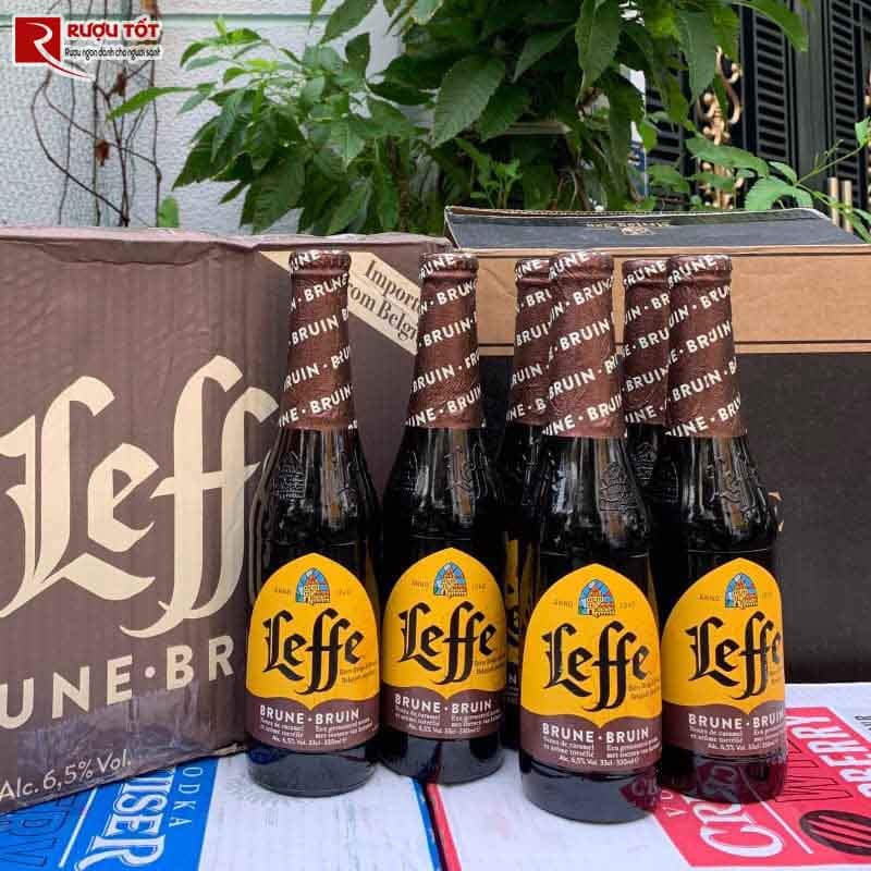 Bia leffe brune