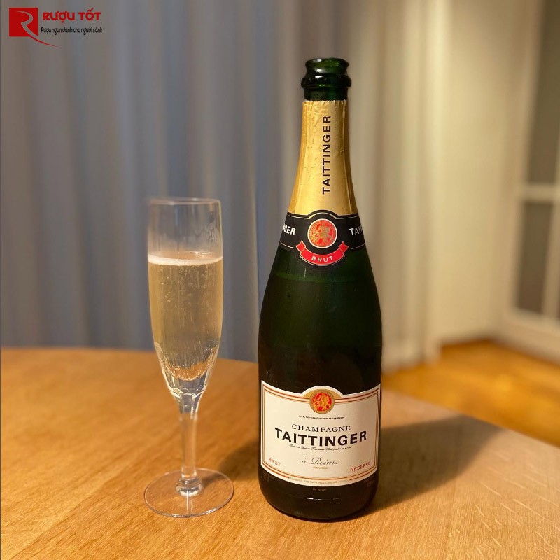 Rượu Champagne Champagne Taittinger Brut Reserve 750ml