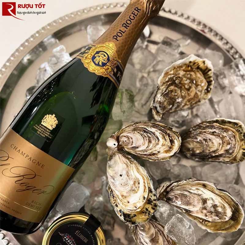 Rượu Champagne Pol Roger Rich