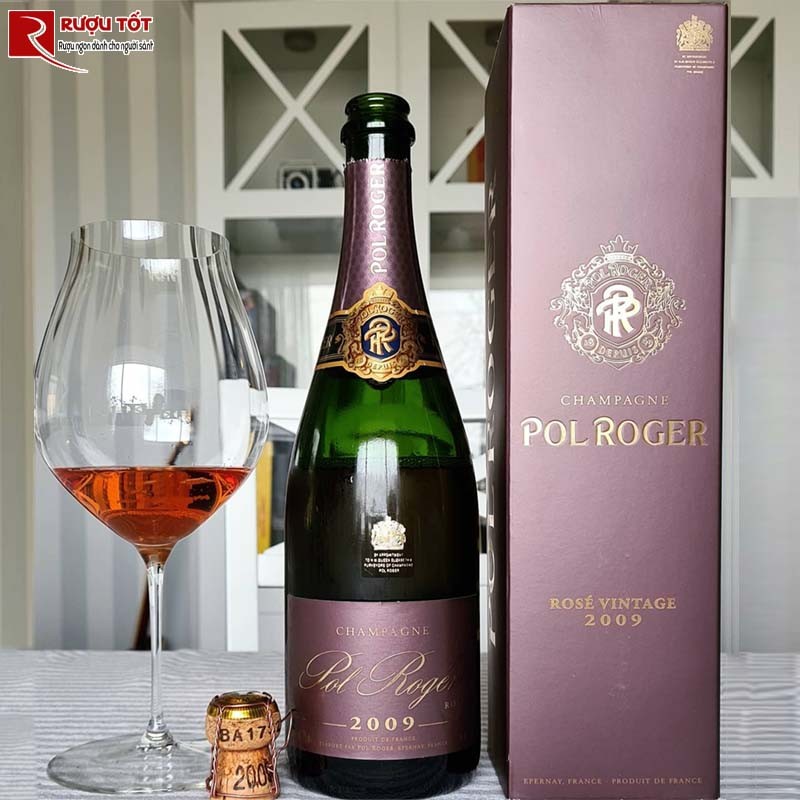 Rượu Champagne Pol Roger Rose