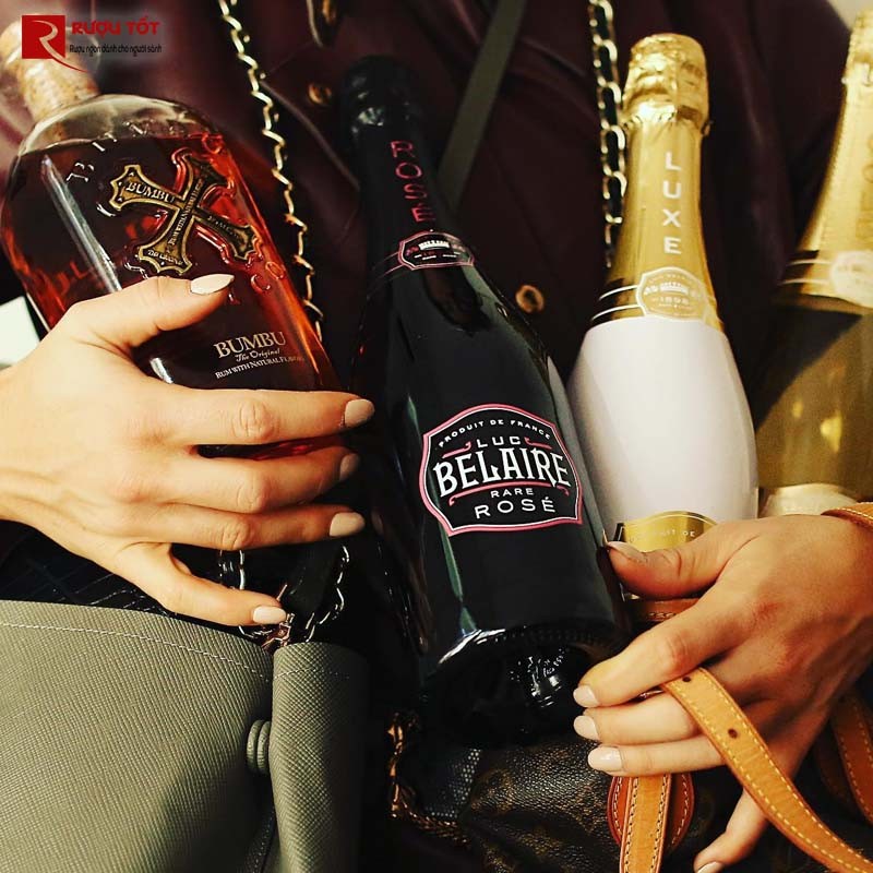 Rượu vang nổ Pháp Luc Belaire Rare Rose