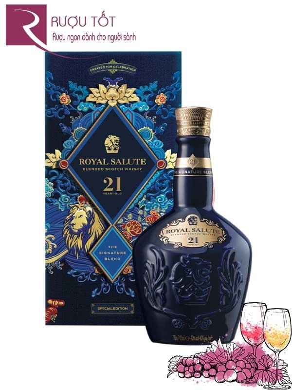 Chivas 21 Royal Salute Hộp Quà Tết 2025