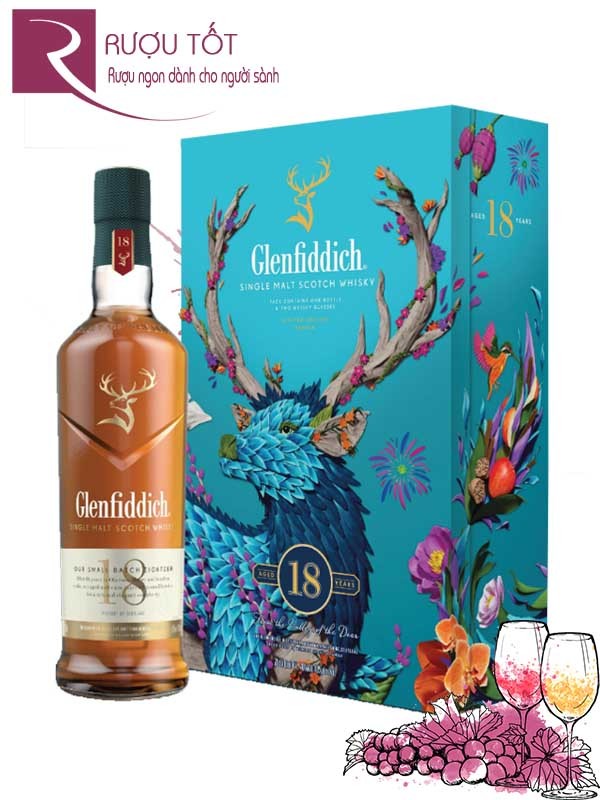 Hộp quà Glenfiddich 18 năm 2025