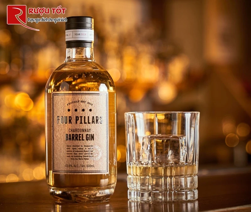 Rượu Four Pillars Chardonnay Barrel Gin