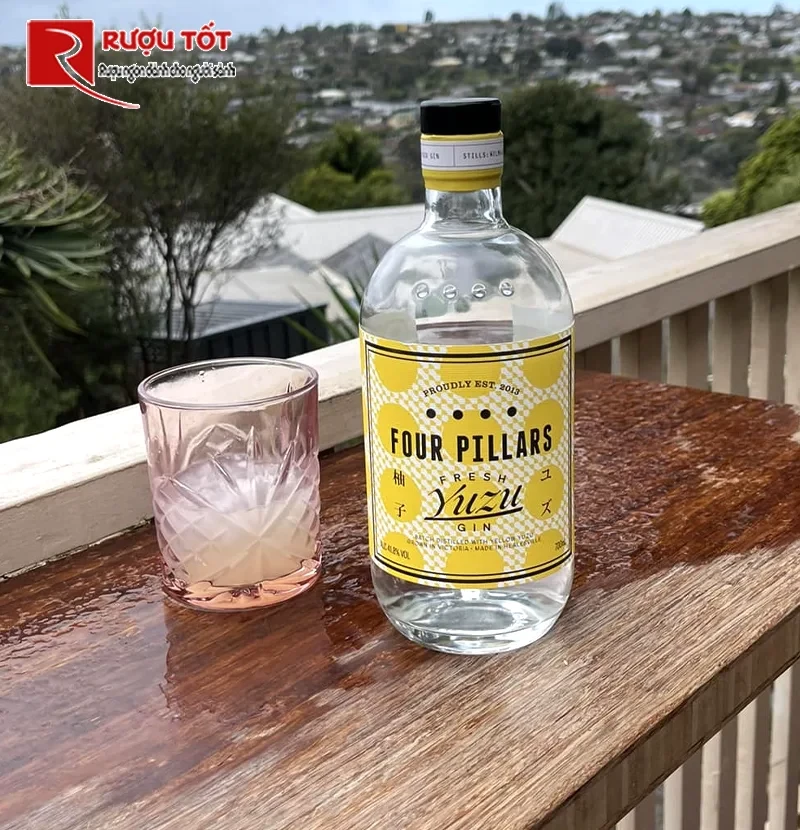 Rượu Four Pillars Fresh Yuzu Gin