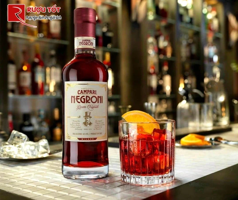 Rượu mạnh Campari Negroni