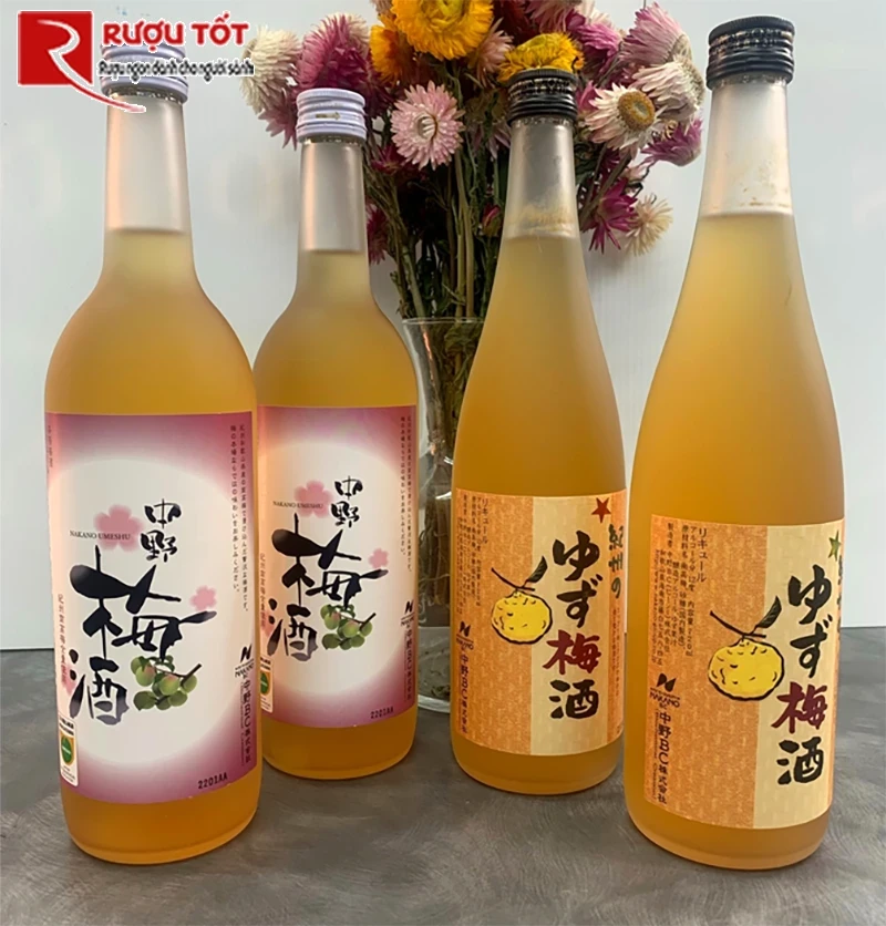 Rượu Nhật Nakano Yuzu