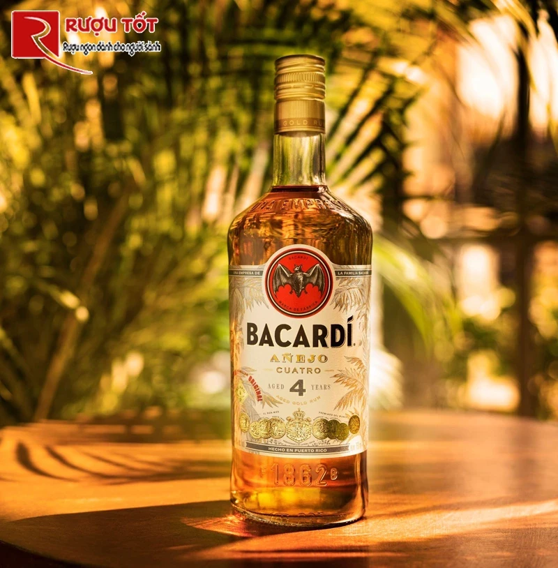 Rượu mạnh Bacardi Anejo Cuatro 4