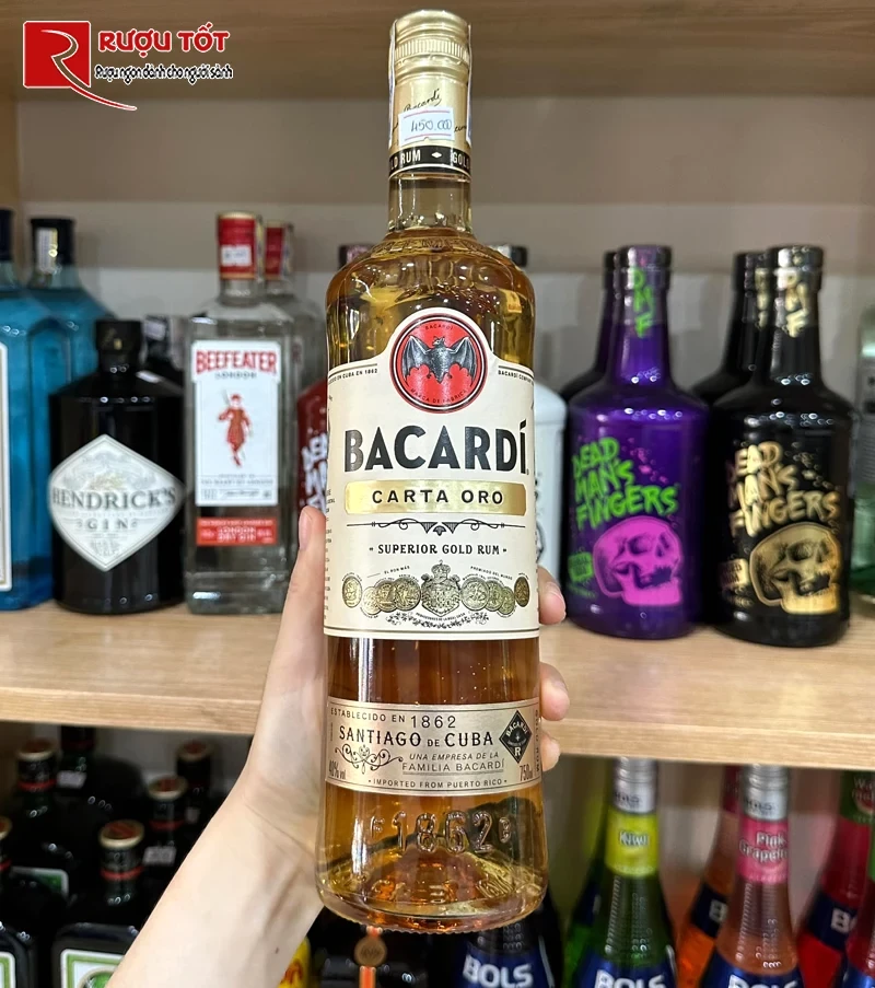 Rượu Rum Bacardi Gold