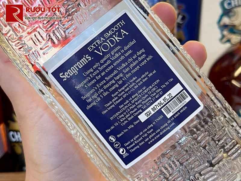 Rượu Seagrams Vodka