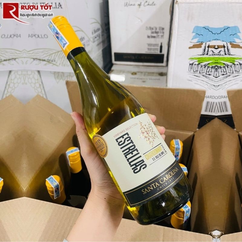 Rượu vang Estrellas Santa Carolina Chardonnay