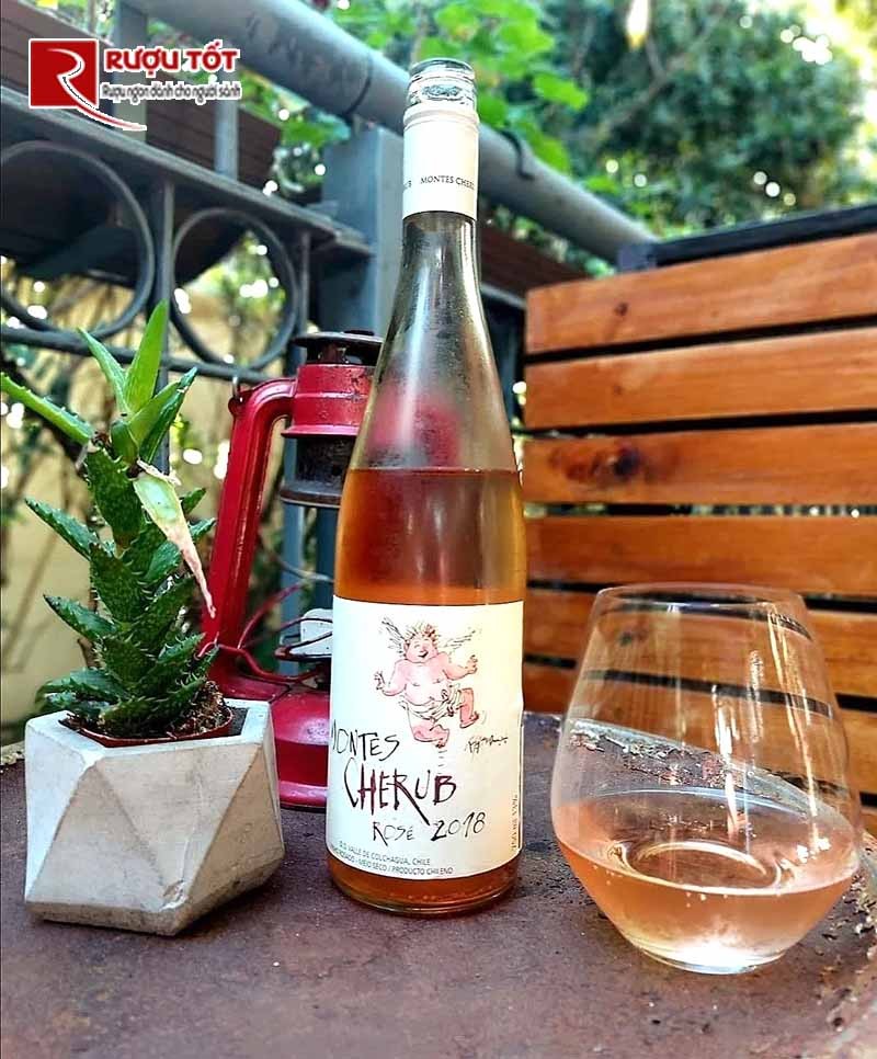 Rượu vang Montes Cherub Rose of Syrah