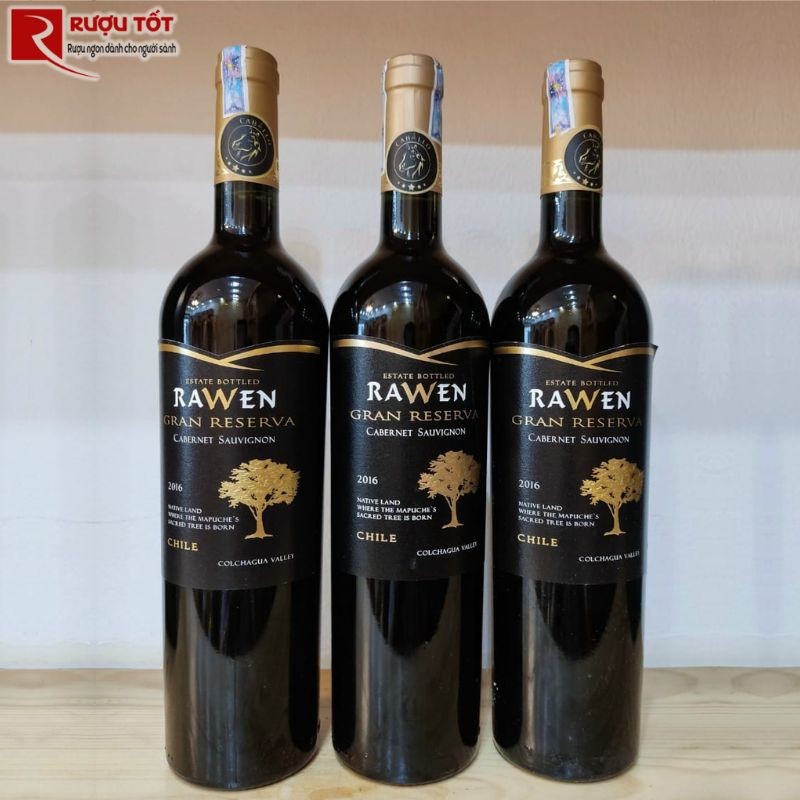 Rượu vang Rawen Chile Gran Reserva Cabernet Sauvignon