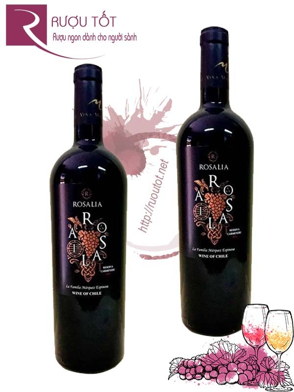 Rượu vang Rosalia Reserva Carmenere Chính hãng