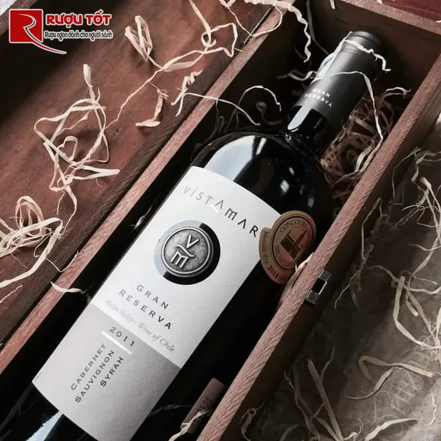 ruou vang vistamar gran reserva chile