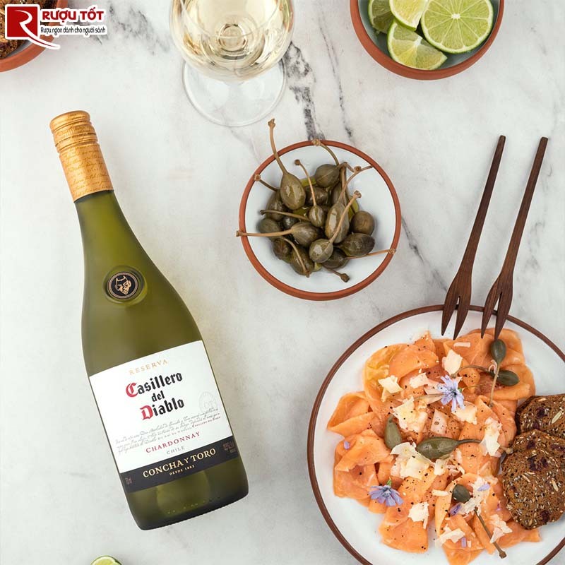 Vang Chile Casillero Del Diablo Reserva Chardonnay