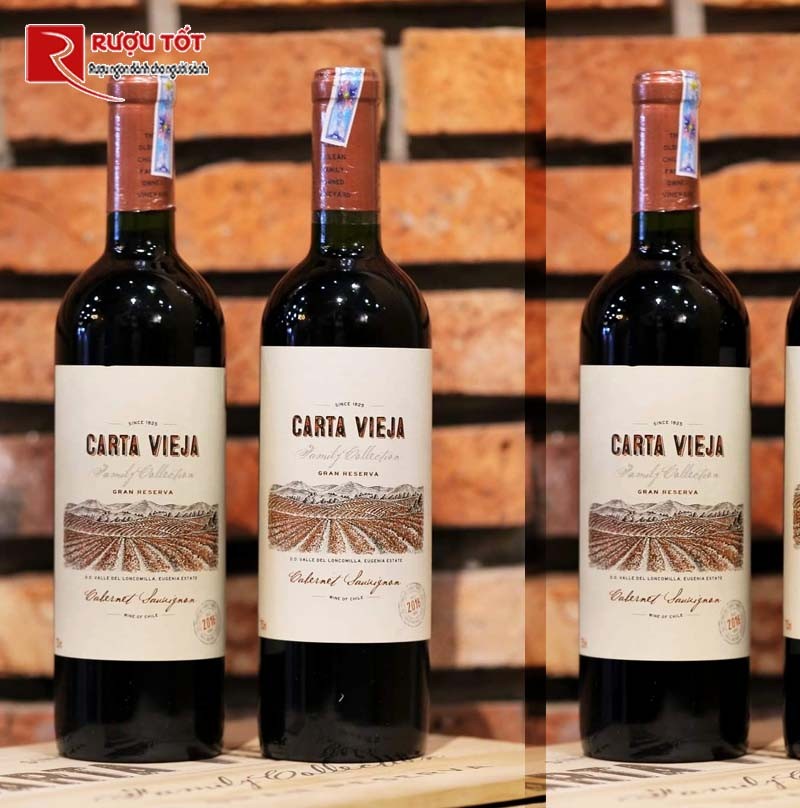 Vang đỏ Carta Vieja Gran Reserva