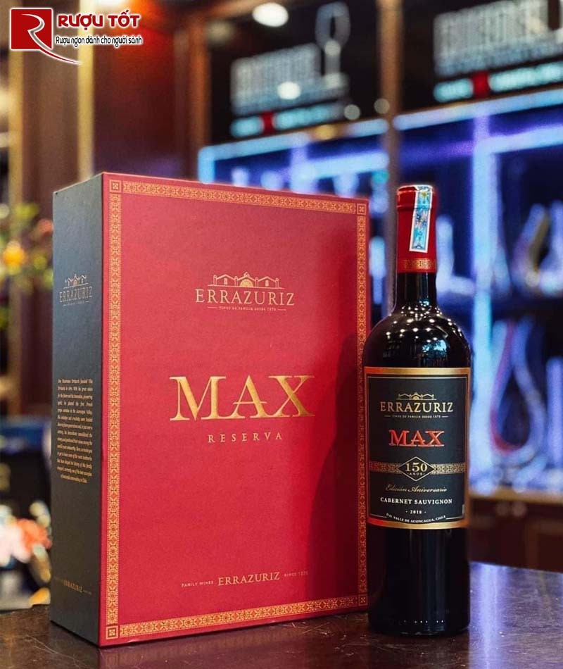 Vang Errazuriz Max Reserva vùng Aconcagua Valleyb