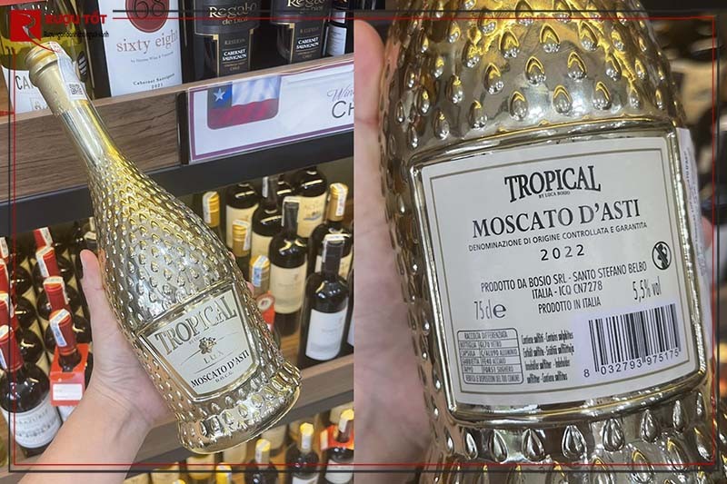 Rượu vang ngọt Tropical Lux Moscato D'Asti 5