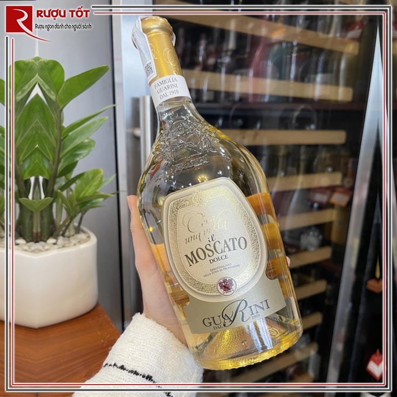 Vang Ý Moscato dolce Guarini vang ngọt hảo hạng