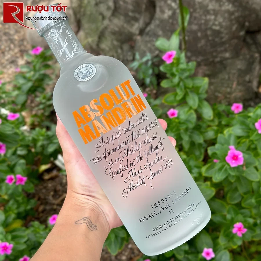 ruou Absolut Mandrin vodka