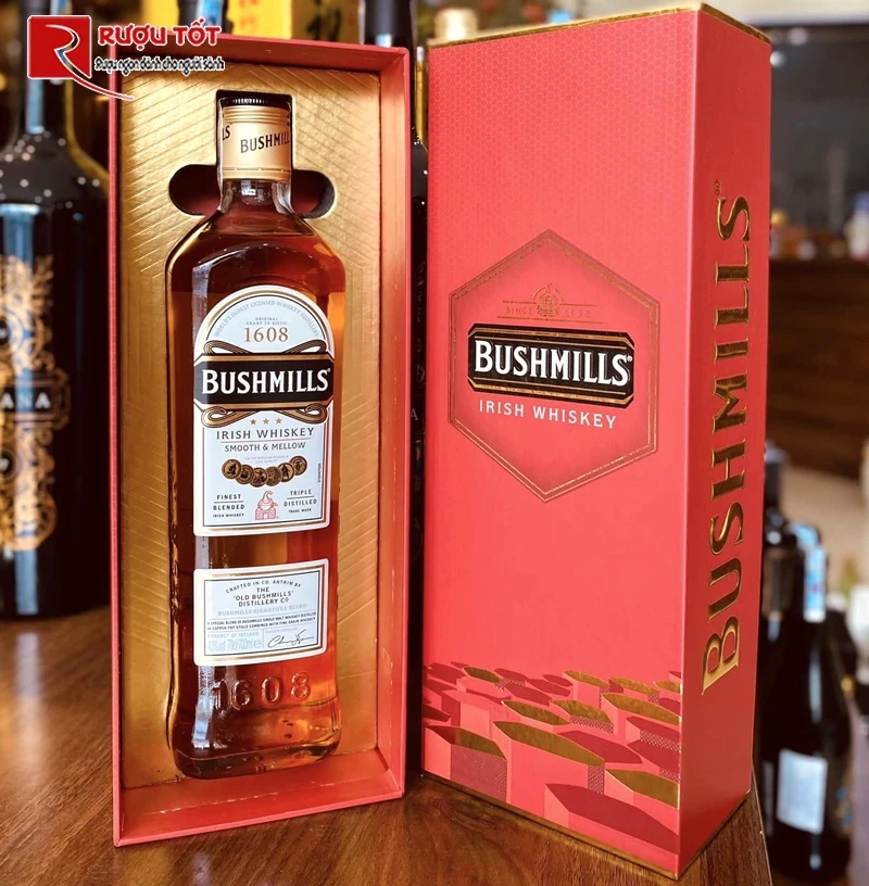 Hộp quà whisky Bushmills Original