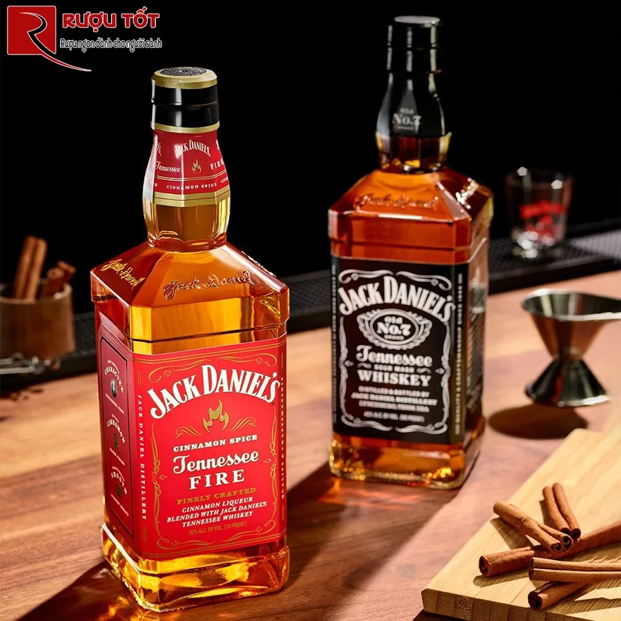 jack daniels fire red