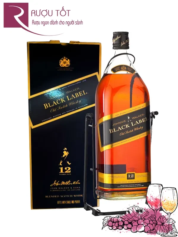 Rượu Johnnie Walker Black Label 4,5l