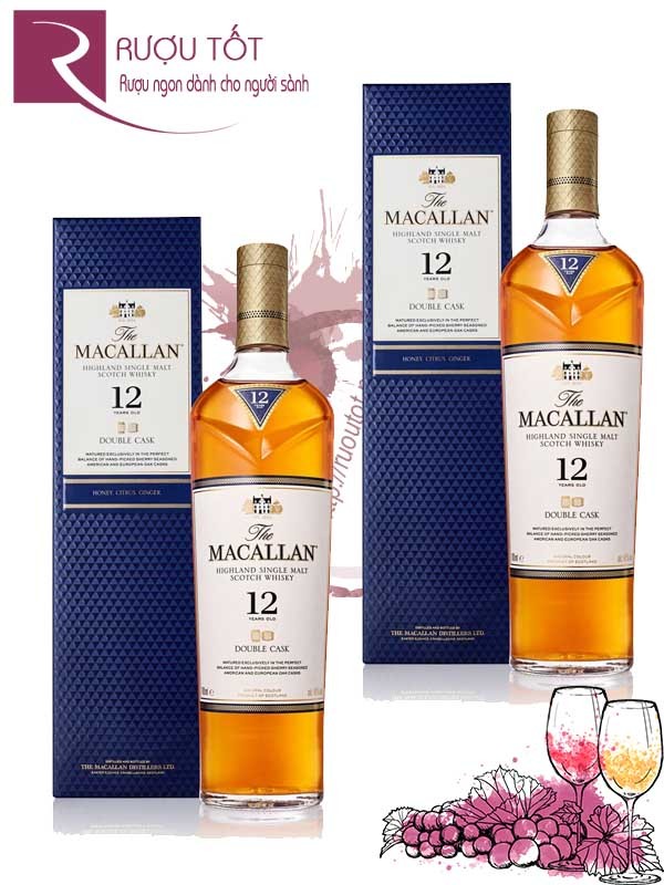 Rượu Macallan 12 Double Cask