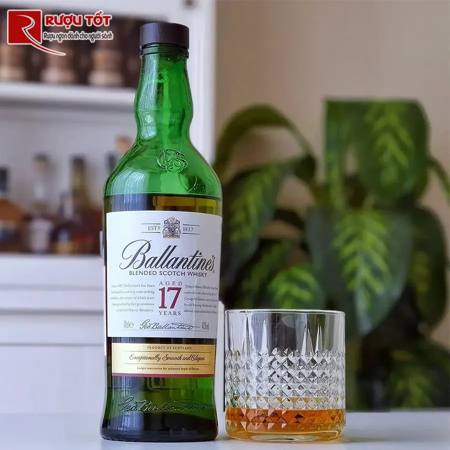 ruou ballantine 17 xach tay