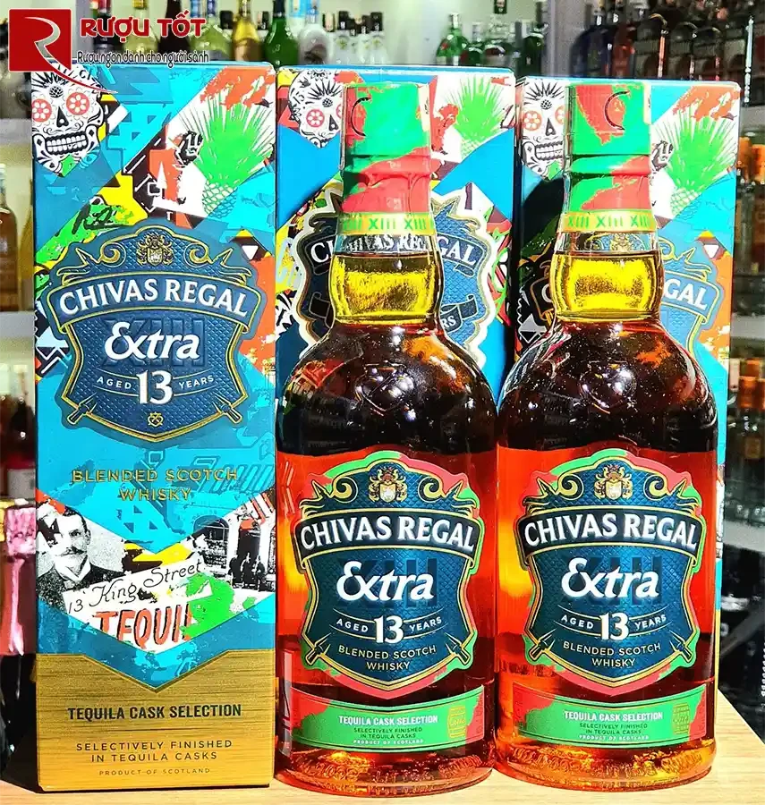 ruou chivas 13 xanh