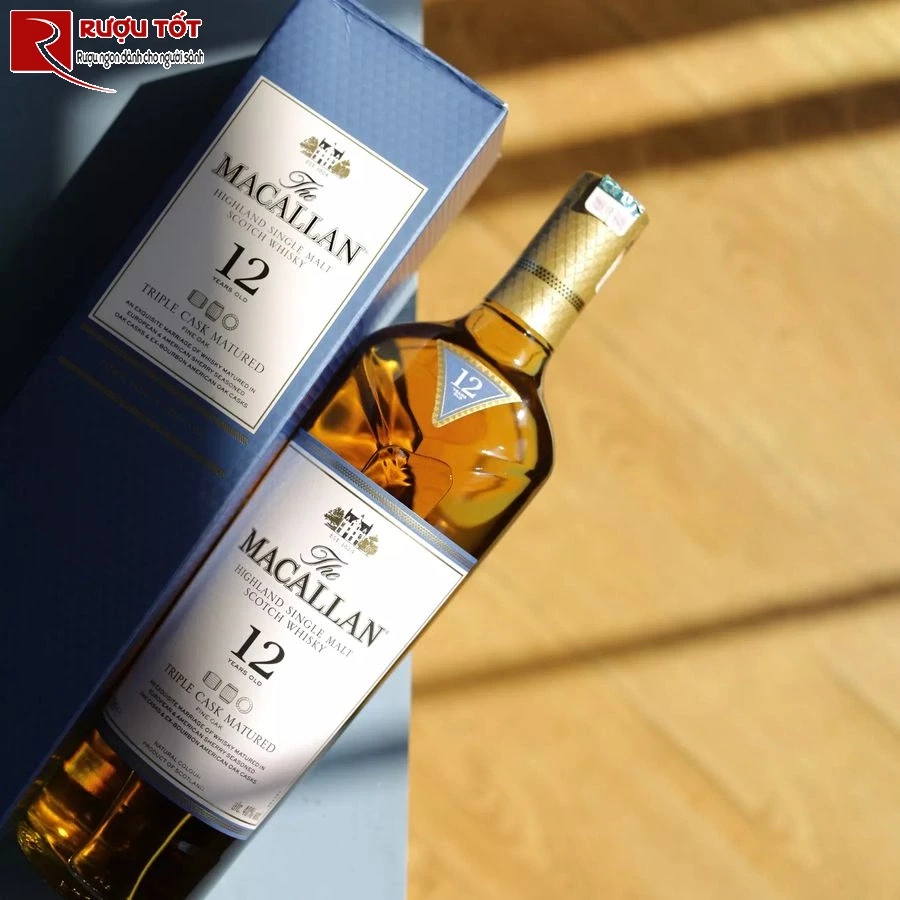 Ruou Macallan 12 Triple Cask