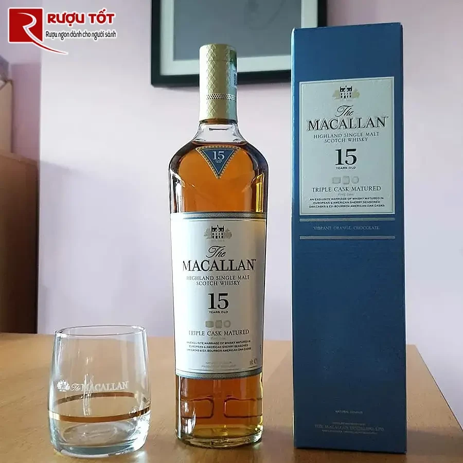 ruou macallan 15 triple cask matured