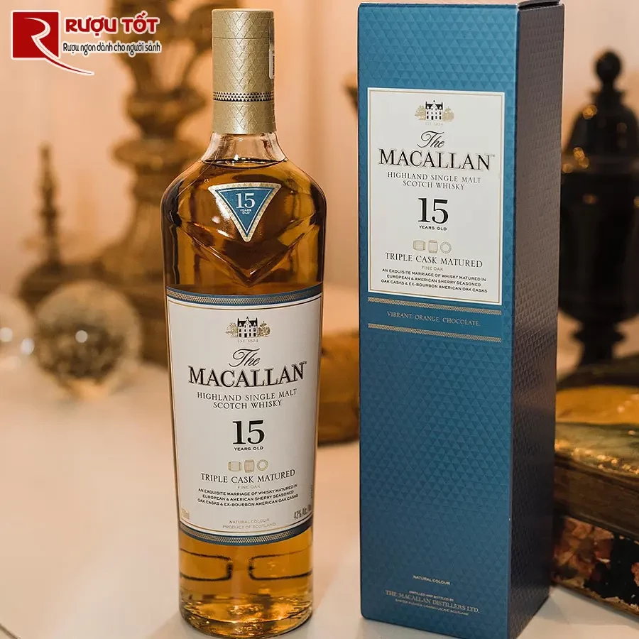 ruou macallan 15 triple cask nhap khau