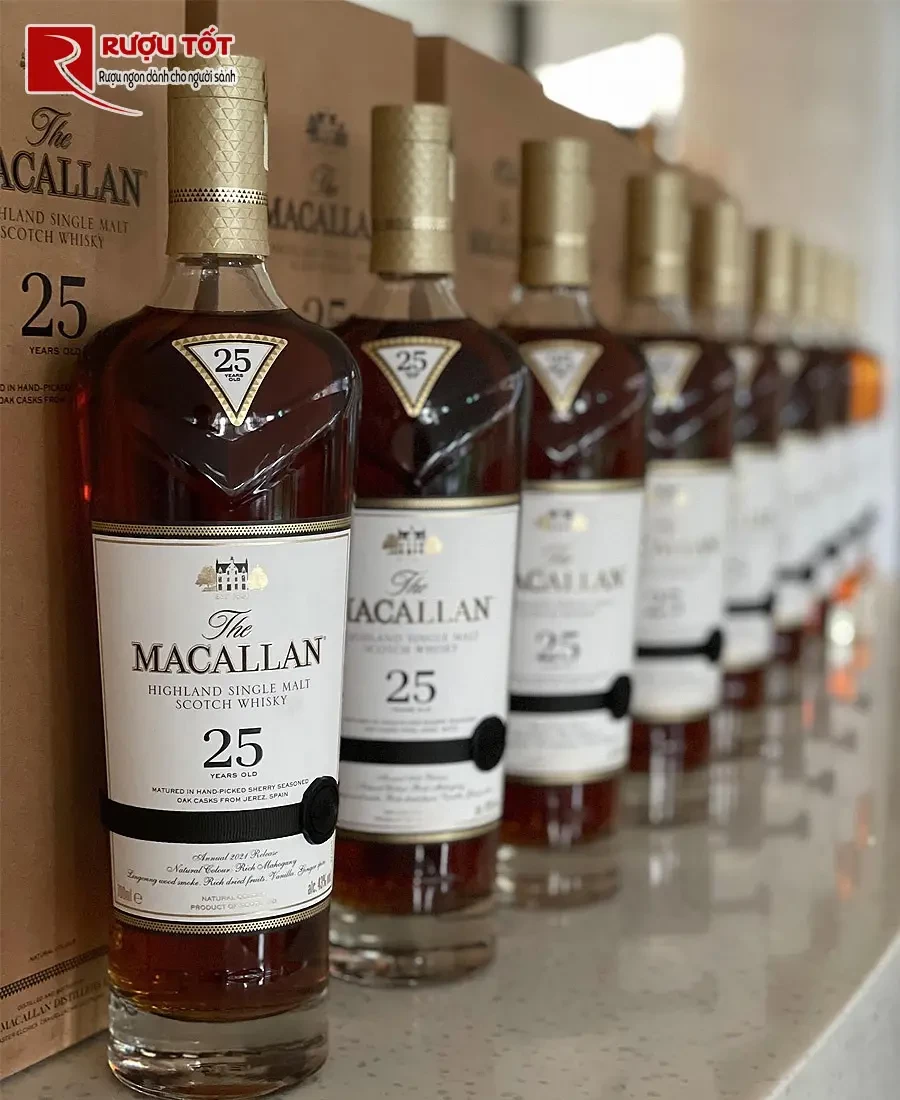 ruou macallan 25 sherry oak cao cap